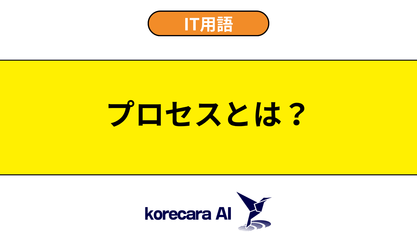 プロセスとは？を解説するアイキャッチ画像